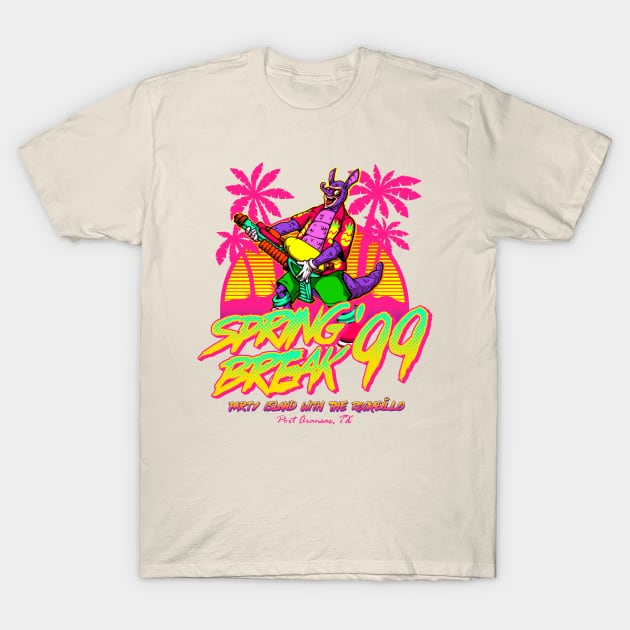 Spring Break '99 (Pink) T-Shirt by indiespiv